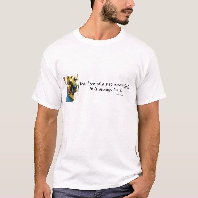 Camiseta O Amor de um Pet (Frente)