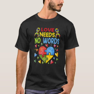 Camiseta O Amor Divertido Não Precisa de Palavras Fita Enig