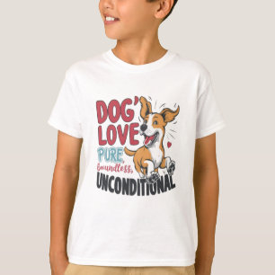 Camiseta O Amor do Cachorro é Puro Sem Limites Incondiciona