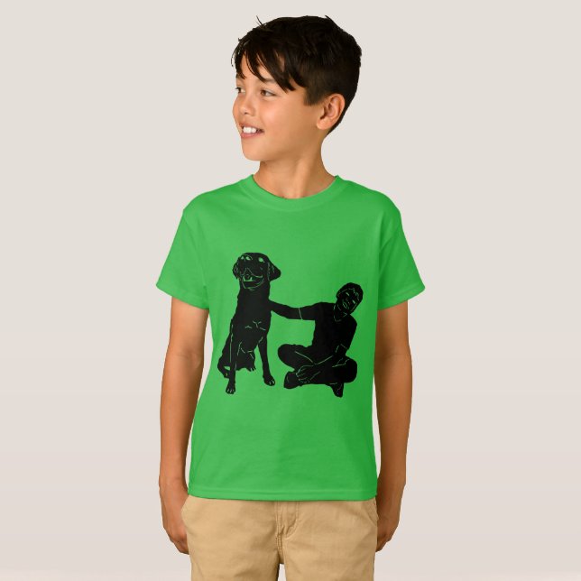 Camiseta O amor do laboratório caçoa o T (Frente Completa)