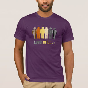 Camiseta O amor do urso é o amor angustiado