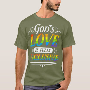 Camiseta O Amor Dos Deuses É Totalmente Inclusivo Orgulho g