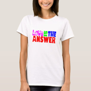 Camiseta O amor é a resposta - W