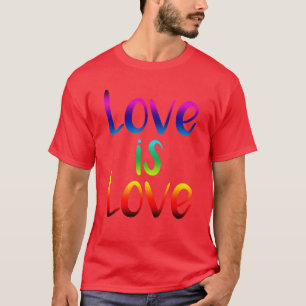 Camiseta O AMOR É AMOR 001 garota BL