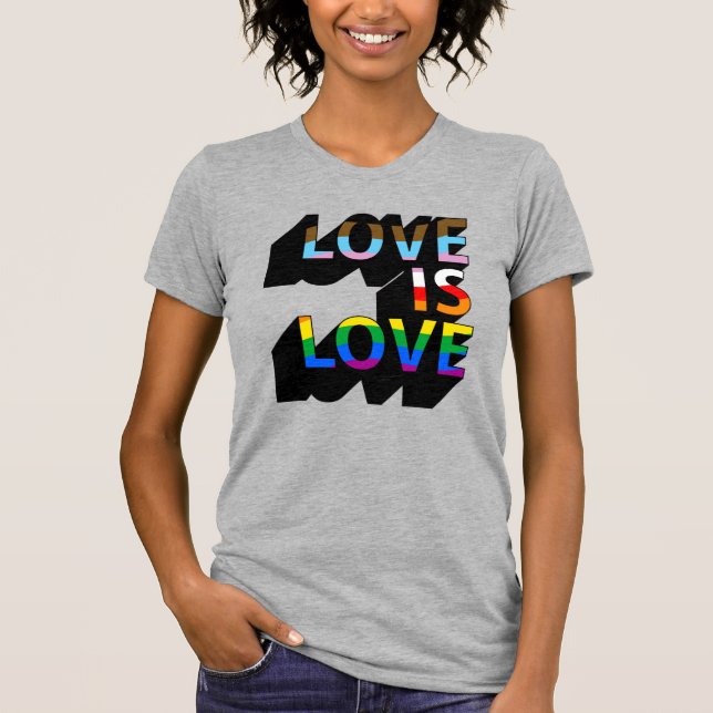 Camiseta O Amor é Amor 3D (Frente)