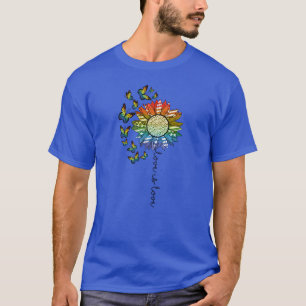 Camiseta O Amor É amor Girassol Sublimação família