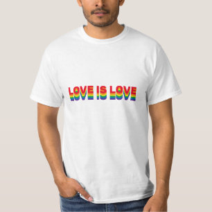 Camiseta O amor é amor, orgulho lgbt gay quetro arco-íris