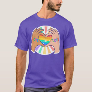 Camiseta O Amor é Amor Orgulho Queer LGBTQ Adesivo família