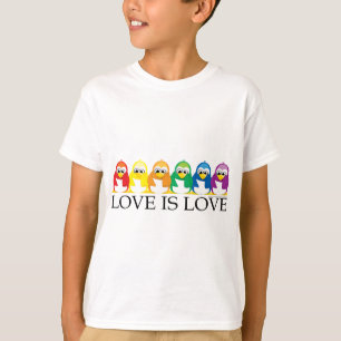 Camiseta O amor é amor: Pinguins