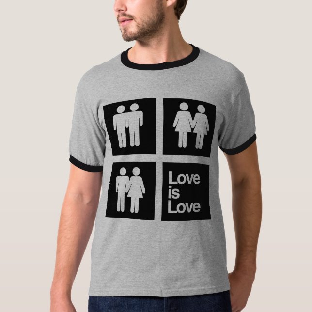 Camiseta O Amor é Blocos de Amor (Frente)