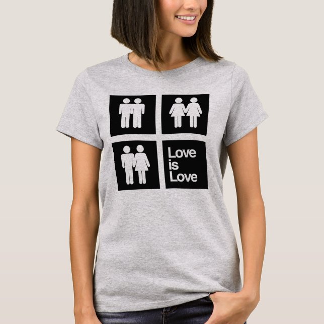 Camiseta O Amor é Blocos de Amor (Frente)