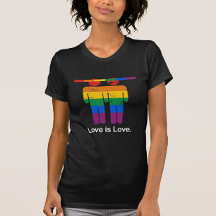 CAMISETA O AMOR É CASAL ALEGRE DO AMOR