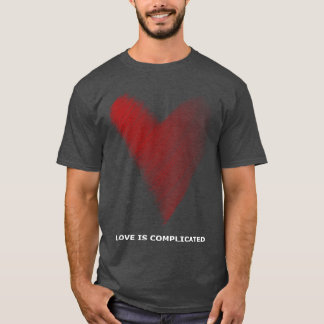 Camiseta o amor é complicado rapaz