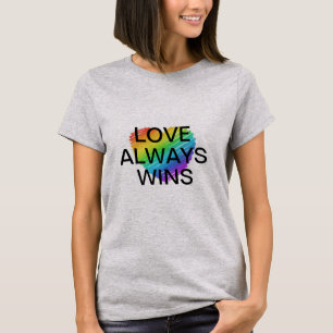 Camiseta O amor é igual comemora a igualdade do casamento