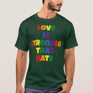Camiseta O amor é mais forte que o ódio