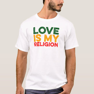 Camiseta O amor é minha religião