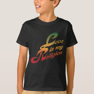 Camiseta O amor é minha religião
