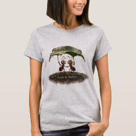 Camiseta O Amor é o Abrigo que Construímos Juntos