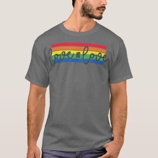 Camiseta O Amor É O Apoio LGBT Lover LGBT E Res