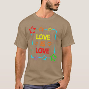 Camiseta O Amor é o Dia do Orgulho pela Paz - Orgulho LGBTQ