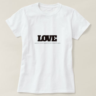 Camiseta O amor é o ingrediente secreto