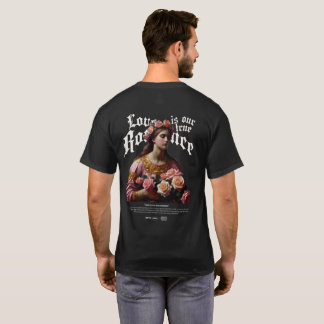 Camiseta O amor é o nosso verdadeiro romance Essencial