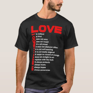 Camiseta O Amor É O Paciente 1 Corinthians