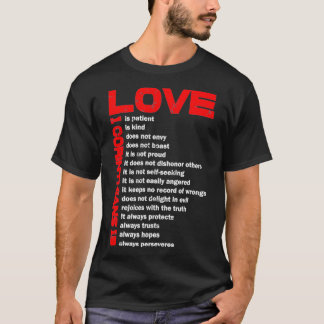 Camiseta O Amor É O Paciente 1 Corinthians