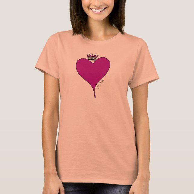 Camiseta O amor é o rei (Frente)