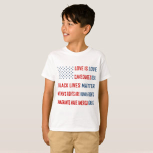 Camiseta O amor é o t-shirt do menino do amor