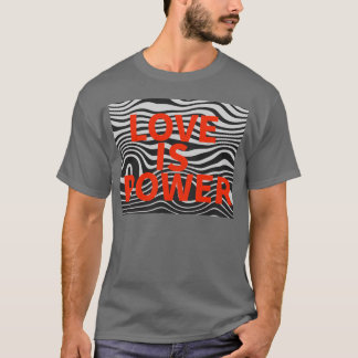 Camiseta o amor é poder o amor é amor design