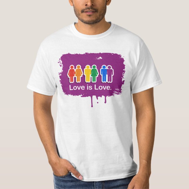 CAMISETA O AMOR É ROXO DO AMOR (Frente)