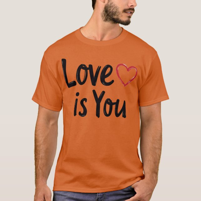 Camiseta O amor é seu amigo (Frente)