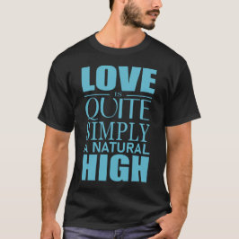 Camiseta O amor é simplesmente um T-Shirt natural