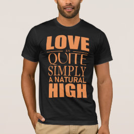 Camiseta O amor é simplesmente um T-Shirt natural
