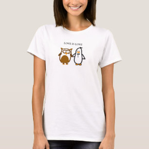 Camiseta O "AMOR É t-shirt do AMOR" (as mulheres)