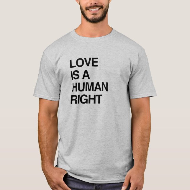 CAMISETA O AMOR É UM DIREITO HUMANO (Frente)