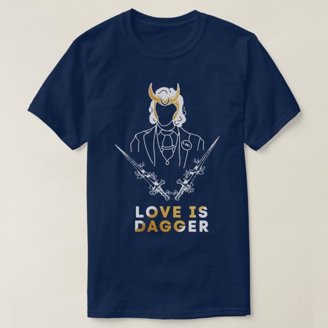 Camiseta O Amor É Um Dourado Design (Frente do Design)