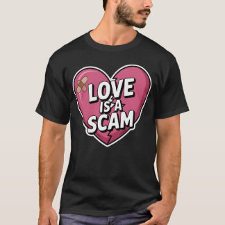 Camiseta O Amor é um Golpe Anti Dia dos Namorados