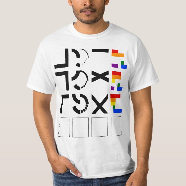 Camiseta O AMOR é um quebra-cabeça simples (Frente)