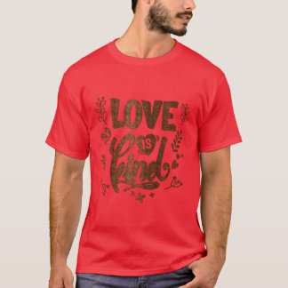 Camiseta o amor é uma garota gentil