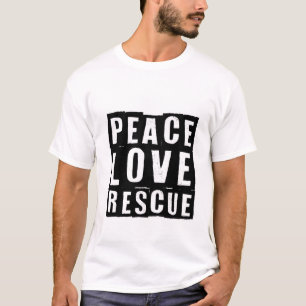 Camiseta O Amor é uma Palavra de Quatro Pernas – Citação de