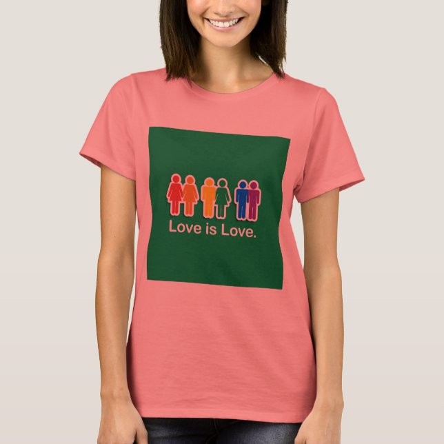 CAMISETA O AMOR É VERDE (Frente)