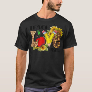 Camiseta O Amor Ensino O Girassol Bonito