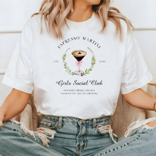 Camiseta O Amor está Cozinhando   Noiva Espresso Martini