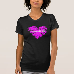 Camiseta o amor está inoperante