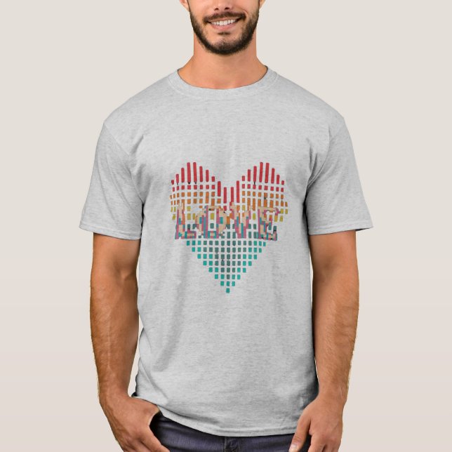 Camiseta O amor está no ar: Namorados T-Shirt (Frente)