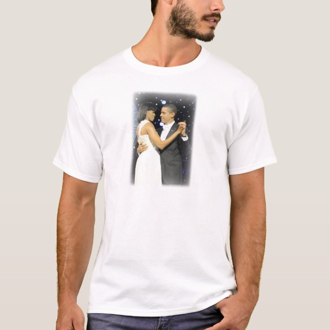 Camiseta O amor está no ar, primeiro casal que dança II (Frente)