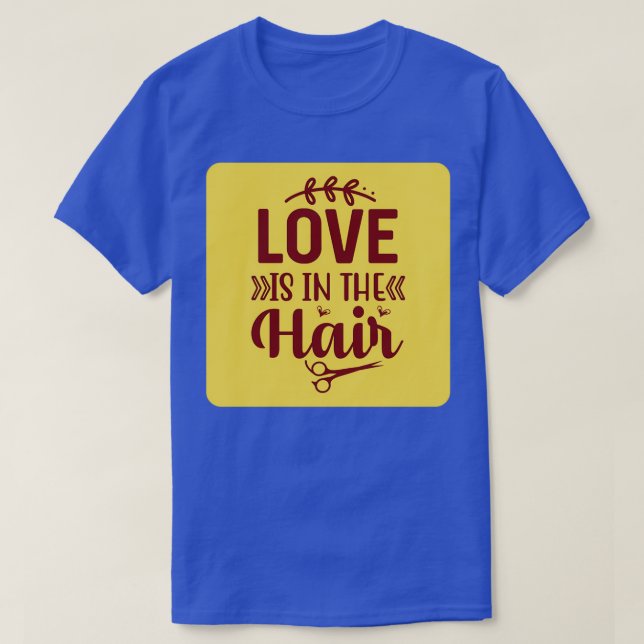 Camiseta O Amor Está No Cabelo 2 (Frente do Design)