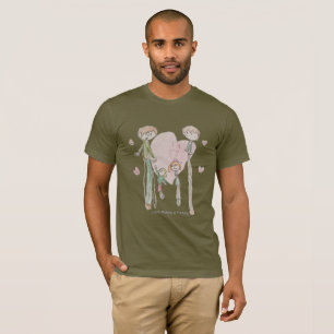 Camiseta O amor faz uma família por Annika--O t-shirt